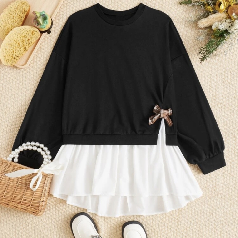 4x plus size two tone sweater